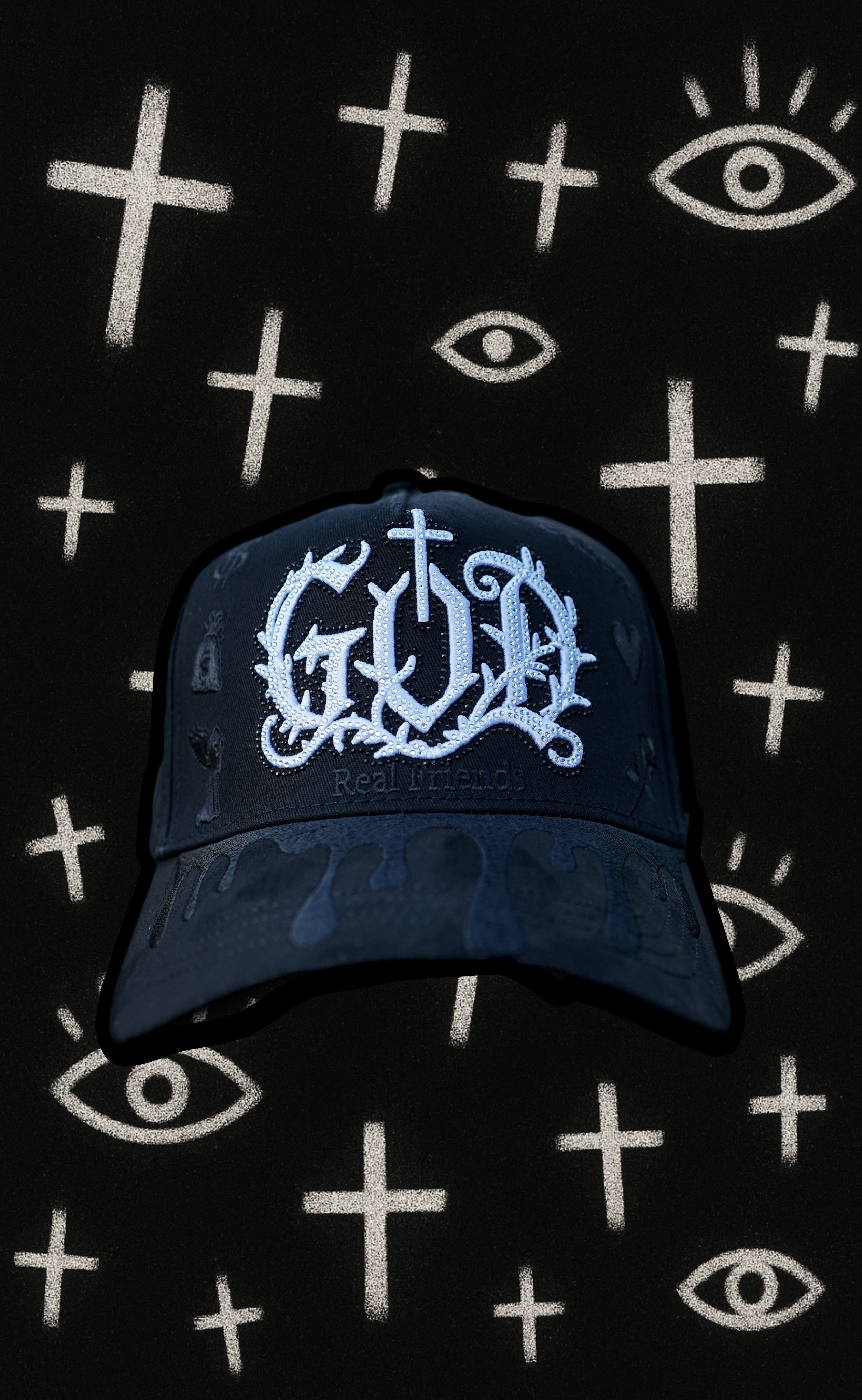 God Hat Joshua 1:9 (White)